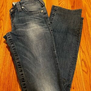 True Religion Dark Blue Straight Leg Jeans